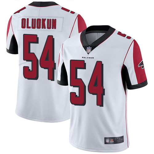 Atlanta Falcons Limited White Men Foye Oluokun Road Jersey NFL Football #54 Vapor Untouchable